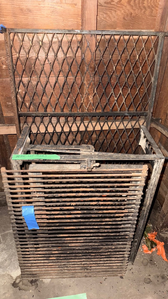 Large BBQ grill box and grate racks - image 1 of 5