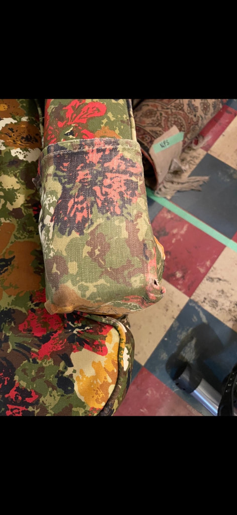 Vintage Small & Boyes floral swivel armchair - image 8 of 9