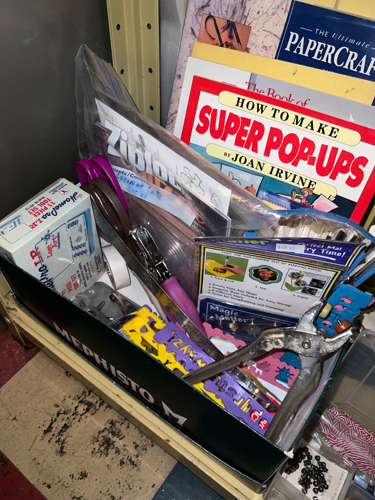 Assorted Craft Supplies and Papercraft Books - image 3 of 7
