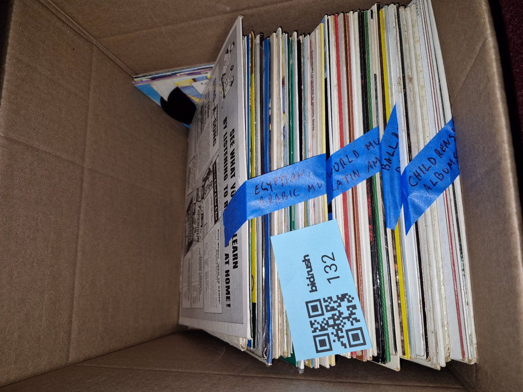 Vinyl records with language-learning record sets - image 1 of 2