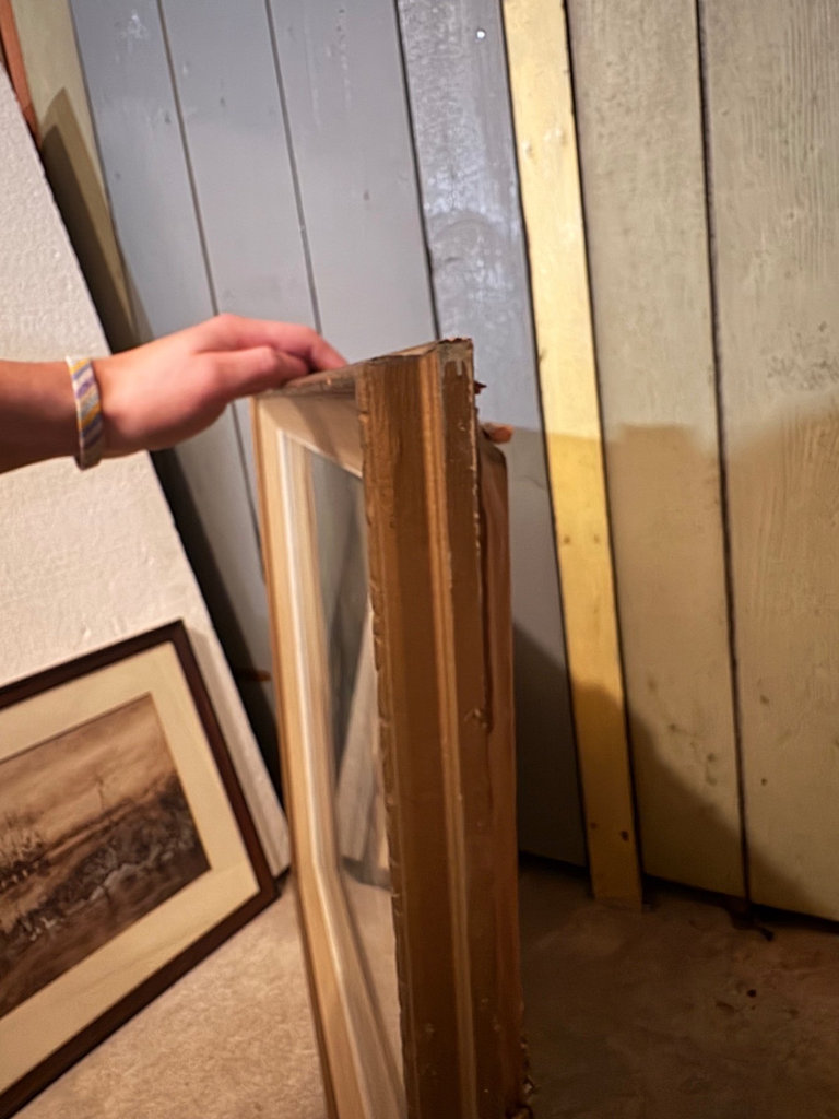Framed art prints: landscape and music-room scene - image 3 of 9