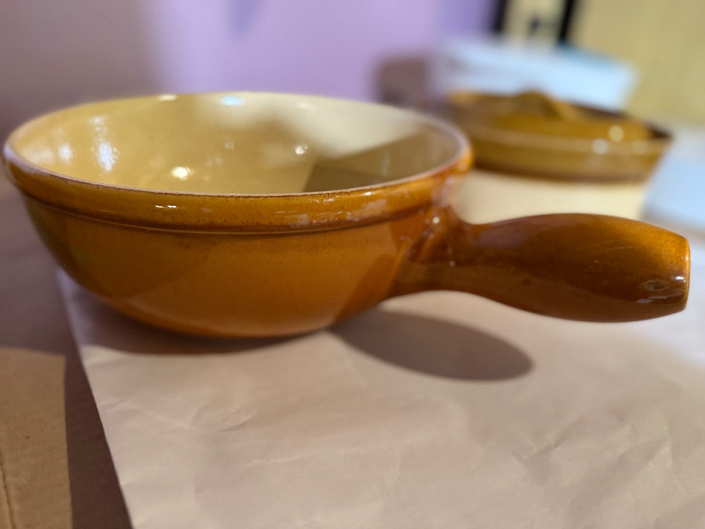 Vintage Stoneware Fondue Pot & Casserole - image 2 of 19