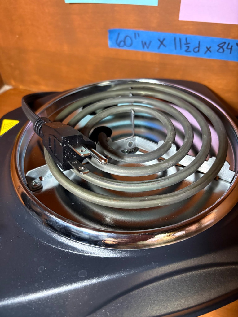 Master Chef Single-Burner Electric Cooktop - new - image 4 of 5