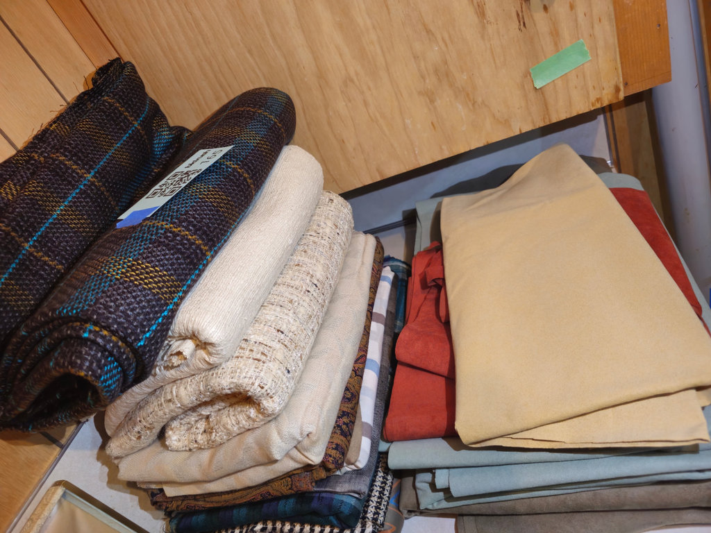 Stacked textiles: blankets, throws, and fabrics - image 1 of 4