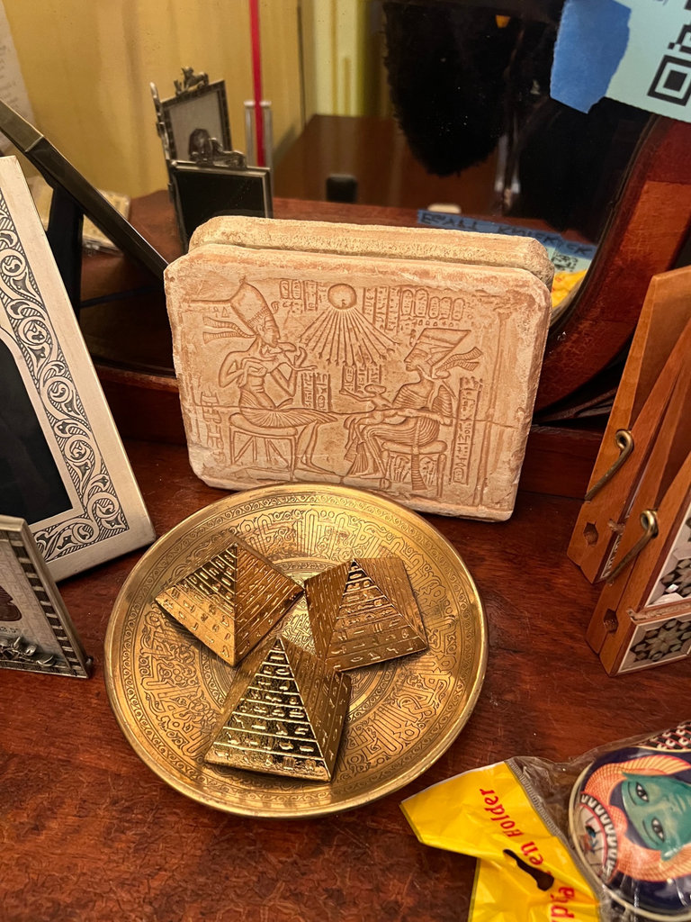 Egyptian-themed decorative art and artifacts - image 1 of 14