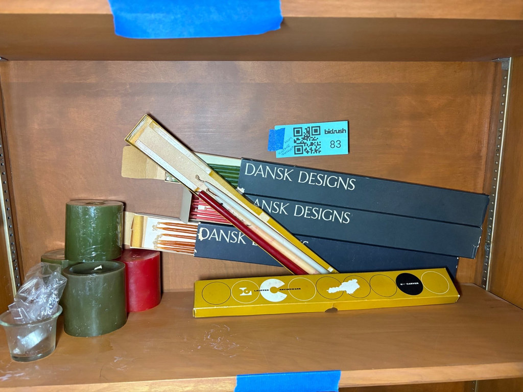Vintage Dansk Designs Taper candles in original packaging and assorted candles - image 1 of 5