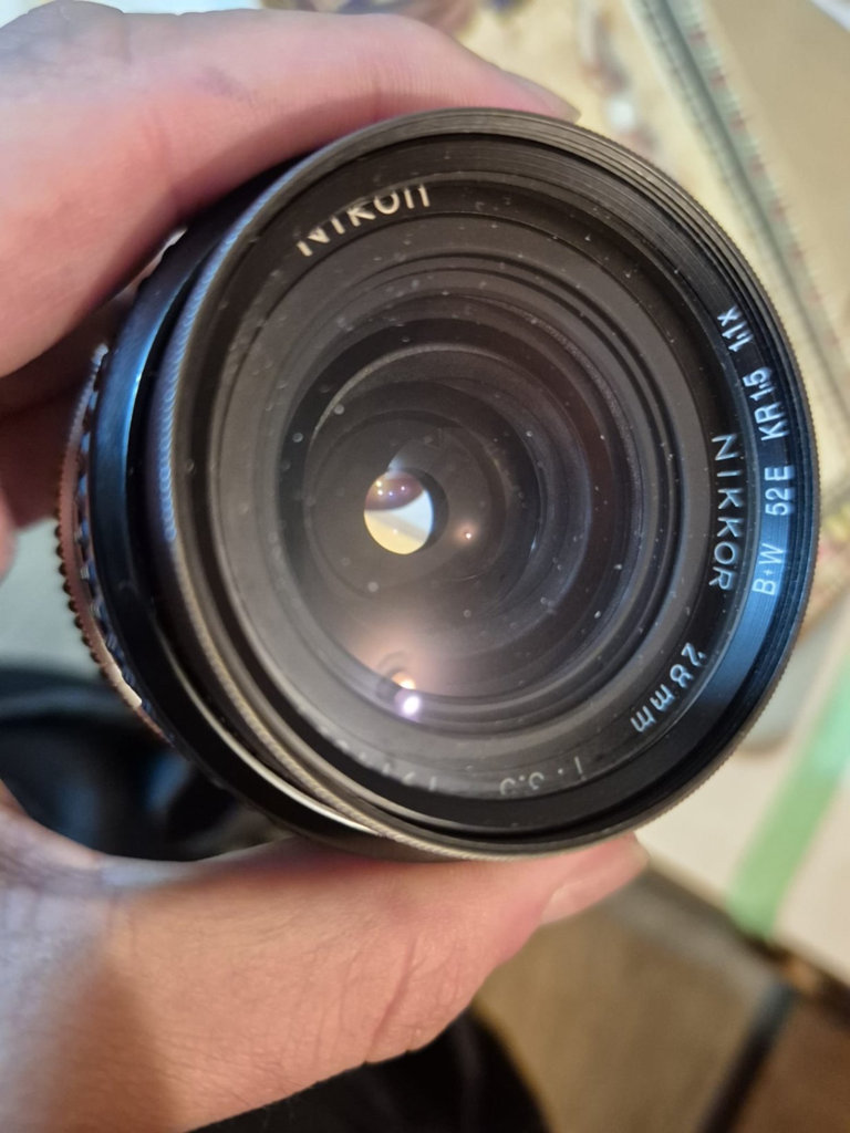 Nikon film camera with lenses and accessories - image 5 of 7