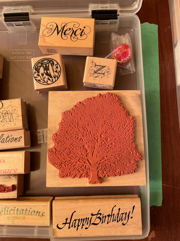 Assorted Wooden Rubber Stamps 5 - image 4 of 5