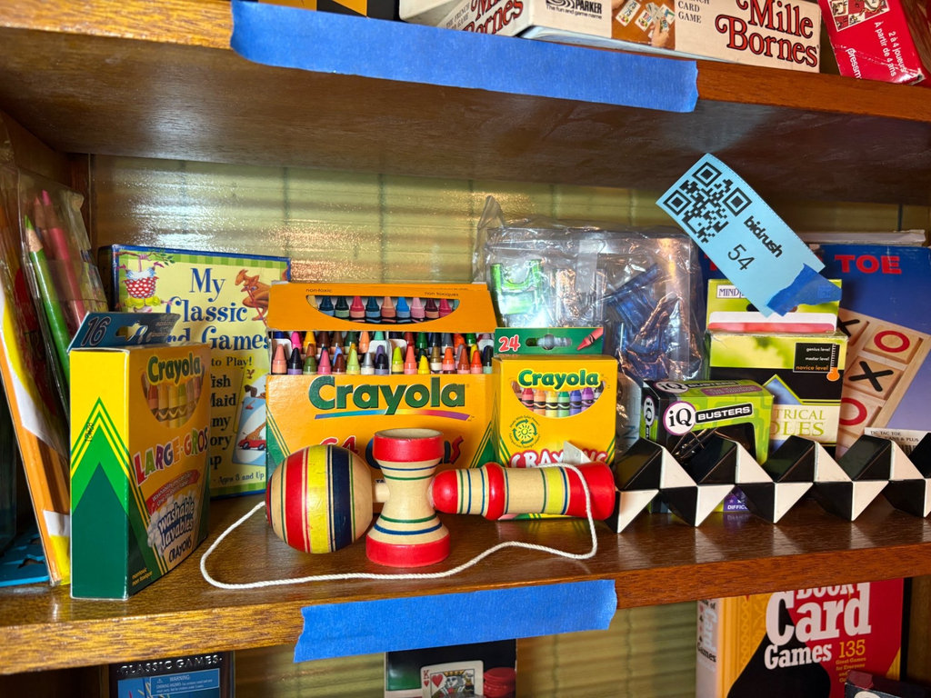Assorted children's art supplies and classic games - image 1 of 8
