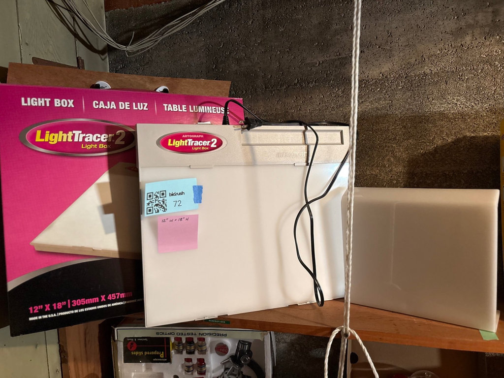 LightTracer 2 Light Box and smaller light box with Power Cord and Packaging - image 1 of 8