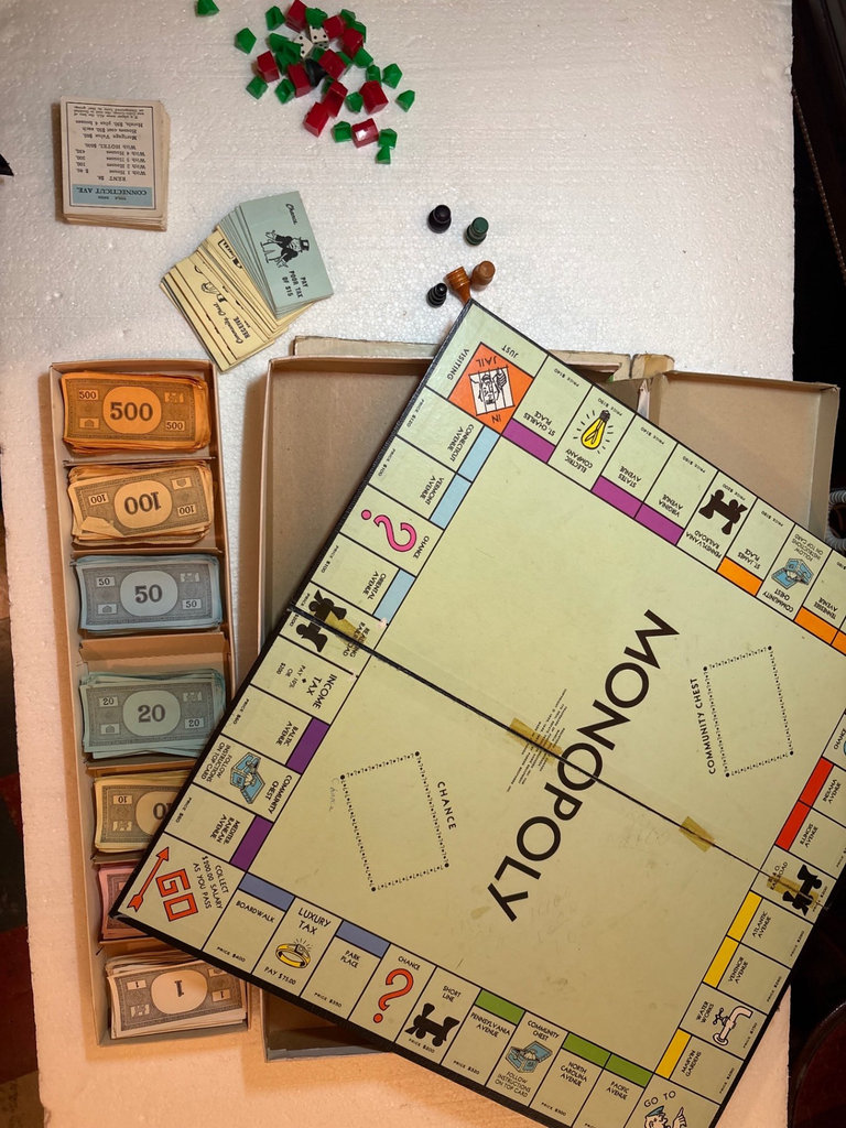 Vintage Monopoly, Blokus, and Magnastiks board game collection - image 11 of 15