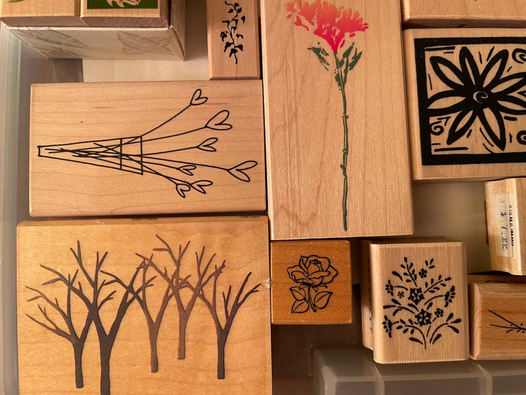 Assorted Wooden Rubber Stamps 6 - image 3 of 5