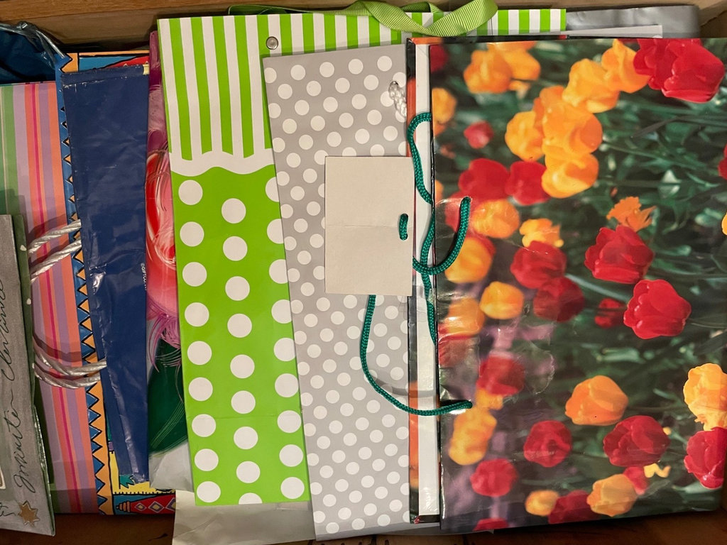 Assorted Gift bags, ribbons and Wrapping Supplies - image 3 of 6