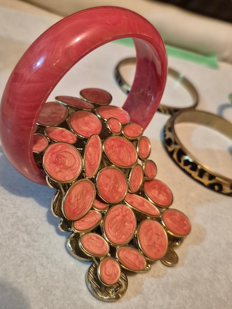 Assorted bracelets, bangles, earrings, and rings - image 6 of 7