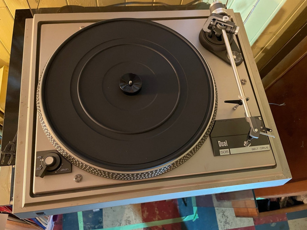Vintage Dual CS 505-1 Turntable with Accessories and Sony Cabinet - image 6 of 17