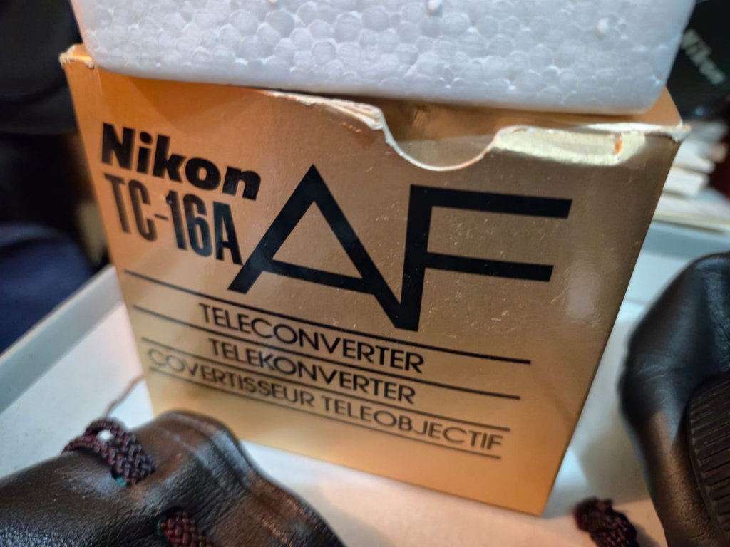 Nikon camera lenses and TC-16A teleconverter - image 2 of 5