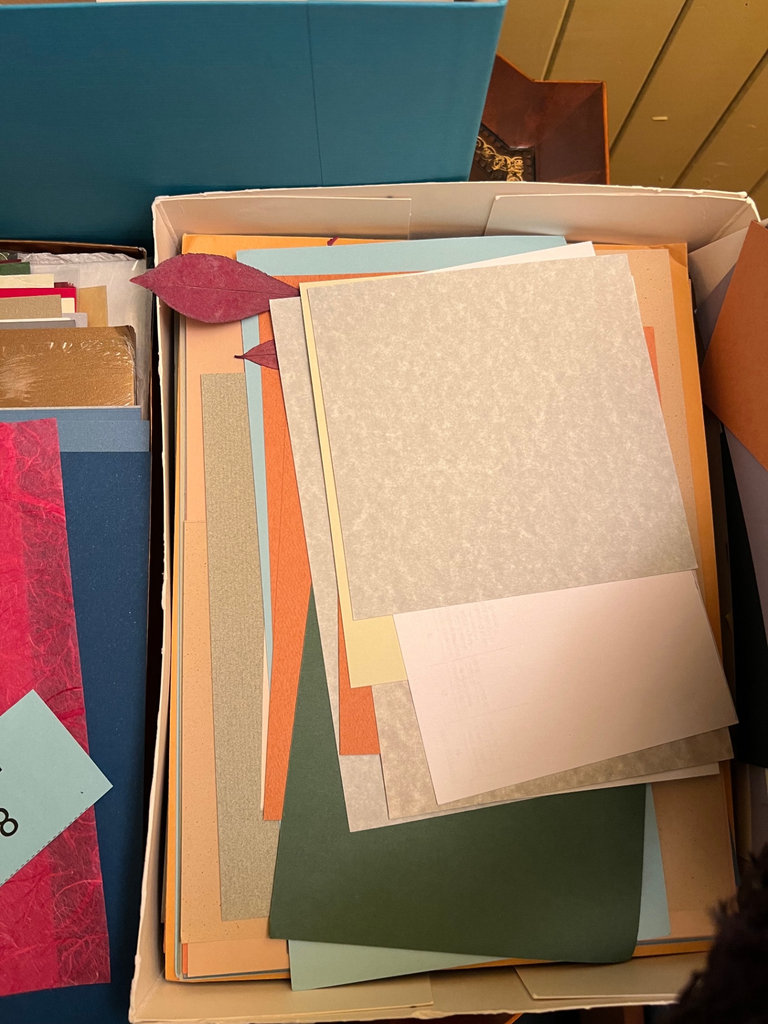Assorted Card Making supplies, decorative paper and notecards - image 11 of 11