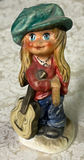 1977 Children of Paris GUITAR GIRL Goebel Big Eyes Michel T. - thumbnail 1 of 3