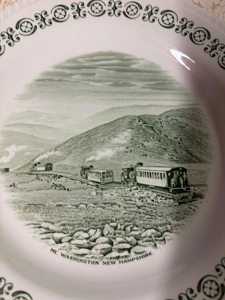 6 Vintage New England Plates by Wood & Sons England  - image 8 of 9