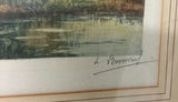 2 Original Etchings by listed artist L. Bouvray 1930’s - thumbnail 2 of 5