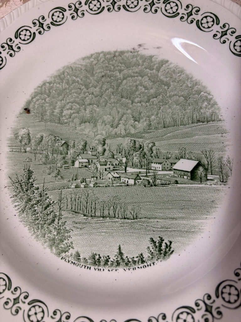 6 Vintage New England Plates by Wood & Sons England  - image 6 of 9