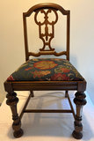 1930’s Walnut Upholsetered Vanity and Chair Set - thumbnail 4 of 6