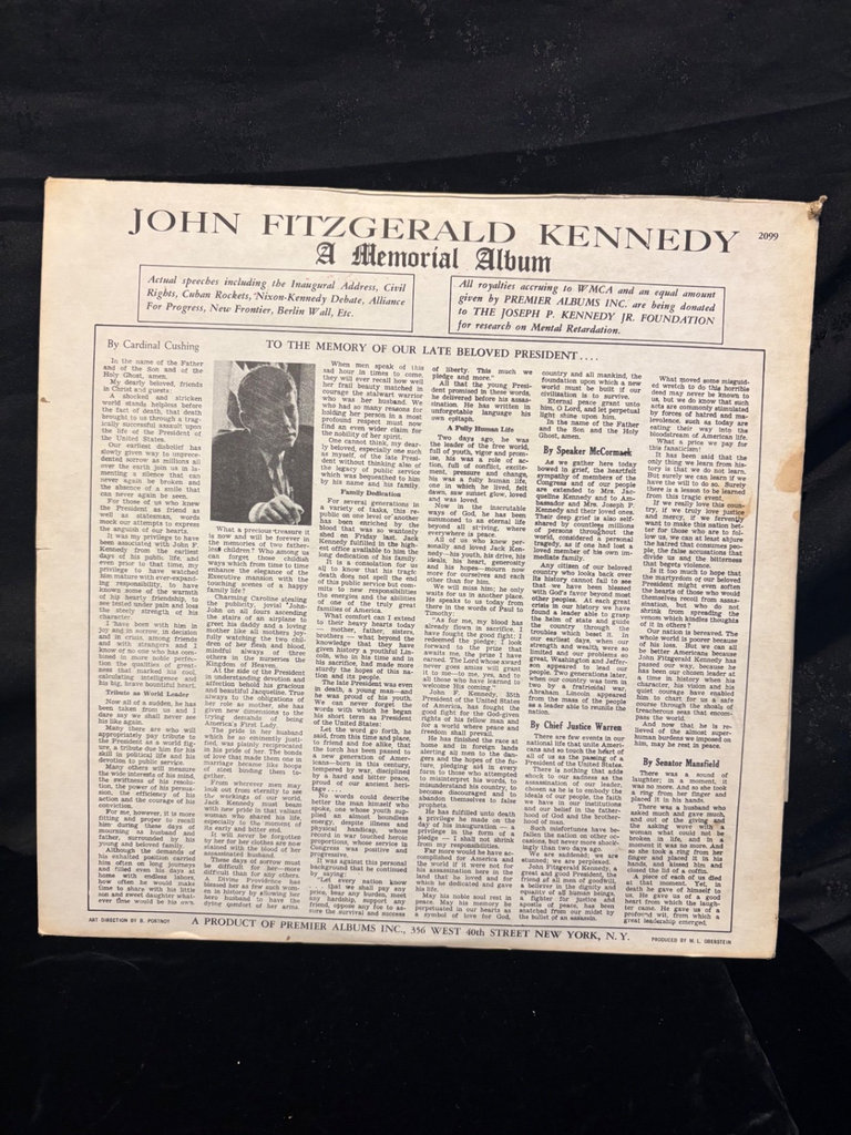 JFK Memories, Ephemera + 2 Record Albums - image 3 of 10