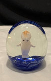 Maude and Bob St.Clair Rare MCM Cobalt Blue Kewpie Doll Paperweight - thumbnail 1 of 6