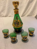 Vimax Bohemian Hand Painted Glassware , Made in Italy - thumbnail 1 of 7