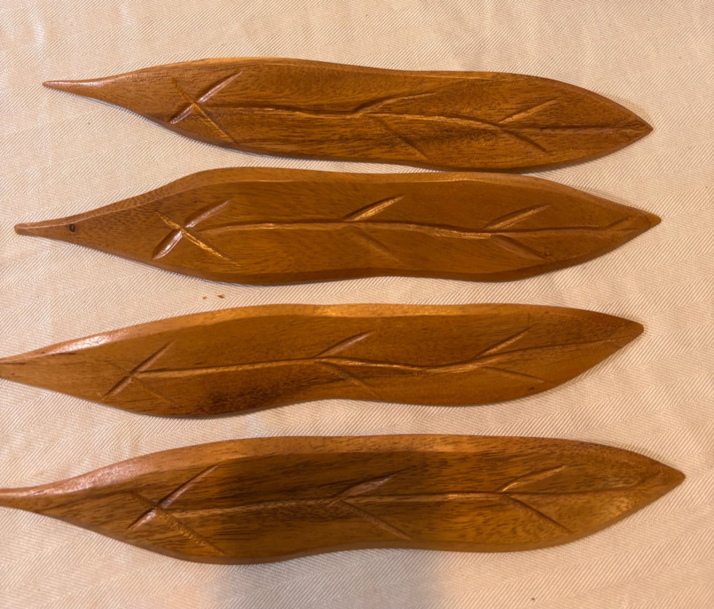Monkey Pod Carved Wooden Pieces from the Phillipines  - image 7 of 15