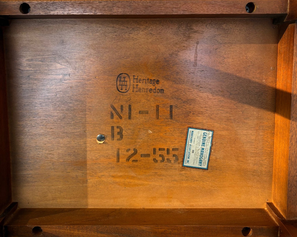 Heritage Henredon Mahogany Nesting Tables  - image 4 of 4