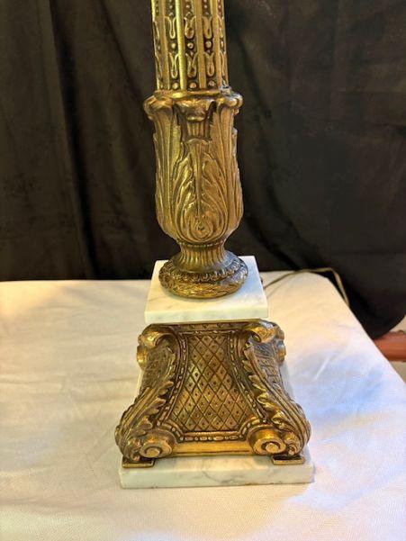Vintage Brass and Marble Lamps - image 2 of 4