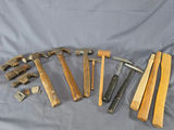 Vintage & Antique Hammer Collection - Assorted Claw, Ball-Peen, Mallet, and Replacement Handles (Lot of 12+) - thumbnail 1 of 1