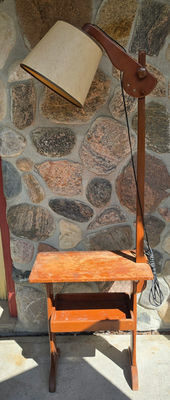 Possibly A Cushman Colonial Creations Floor Lamp & Side Table Unit - Model 2072 - Image 1 of 2