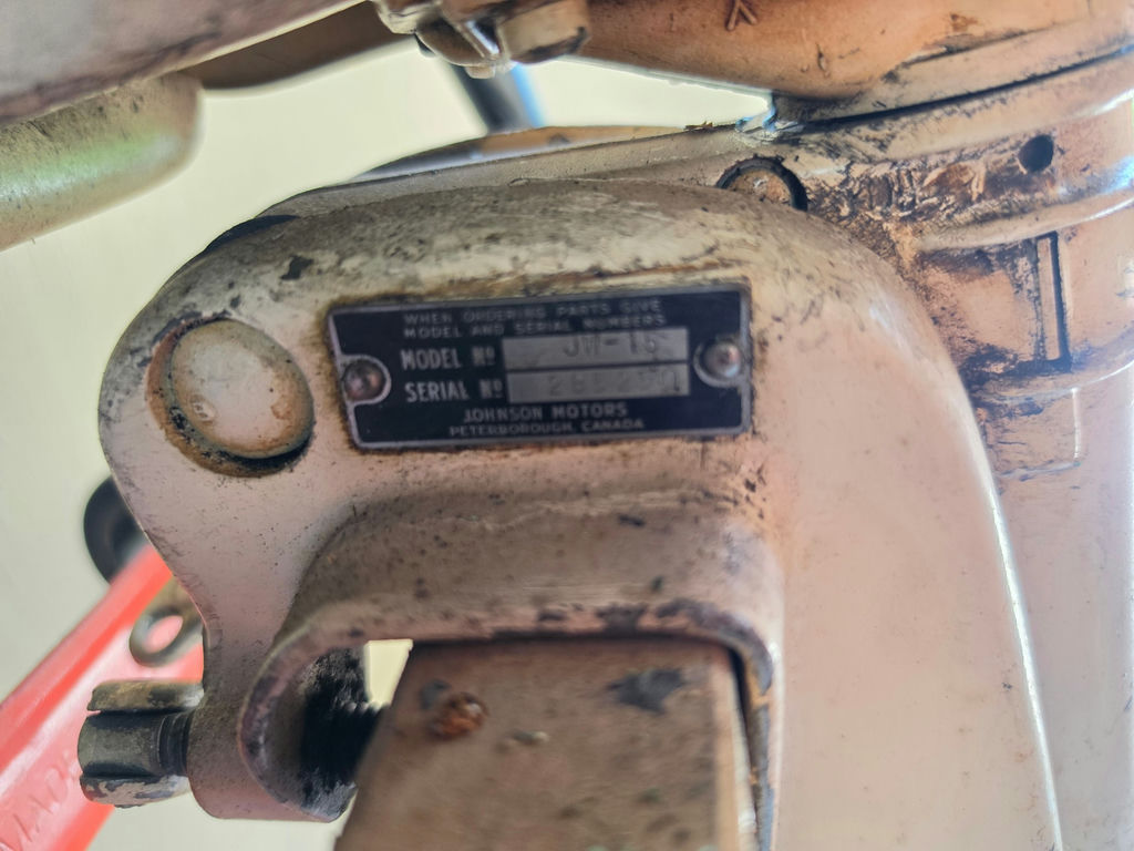 Vintage 1959 Johnson Sea-Horse 3 HP Outboard Motor - Model JW-15 with Original Manual - image 5 of 8