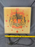 Vintage 1950s ADCO Sedalia MO Lighted Sign Clock by Dualite Inc. - 16" x 16" - thumbnail 3 of 7