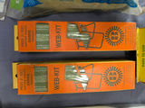 Vintage Aluminum Webbed Lawn Chair + Restoration Web-Kits Bundle - thumbnail 4 of 6