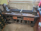 Vintage Beaver 3400 Wood Lathe by The Callander Foundry – Complete with Motor & Workbench - thumbnail 1 of 7