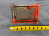 Vintage Snap-On Tools Red Metal Ashtray - Collectible - thumbnail 2 of 3