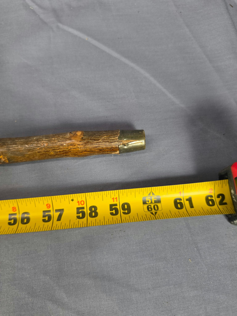 Vintage Handcrafted 60-Inch Wooden Shepherd’s Crook Staff / Walking Stick - image 2 of 5