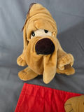 Listing Title Vintage Plush Dog Lot - 1987 Caltoy Pajamas Tumbleweeds Hound & Mini Pound Puppy Style Toy with 17" Red Pocket Blanket - thumbnail 4 of 5
