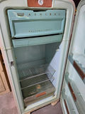 Vintage 1950s Admiral "Dual-Temp" Refrigerator – Turquoise & Copper Interior - thumbnail 2 of 4