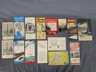 Vintage Mid-Century US Travel Brochures & Ephemera Lot - 15+ Pcs (Grand Canyon, Mt. Washington, Adirondacks - Image 1 of 2