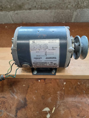 Vintage Emerson 1/4 HP AC Electric Motor | Model SA55NXTD-3112 | 115V 1725 RPM - Image 1 of 3