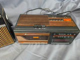 Vintage 1970s/1980s Radio & Cassette Player Lot (3 Units) - Sears, Grundig, Candle UNTESTED - thumbnail 4 of 5