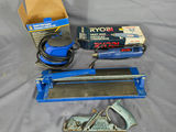 DIY Home Reno Tool Lot - Ryobi Heat Gun, Palm Sander, & Manual Tile Cutter and Vintage Stanley No. 191 Rabbet Plane - Made in USA - Collectible / User Woodworking - thumbnail 1 of 5