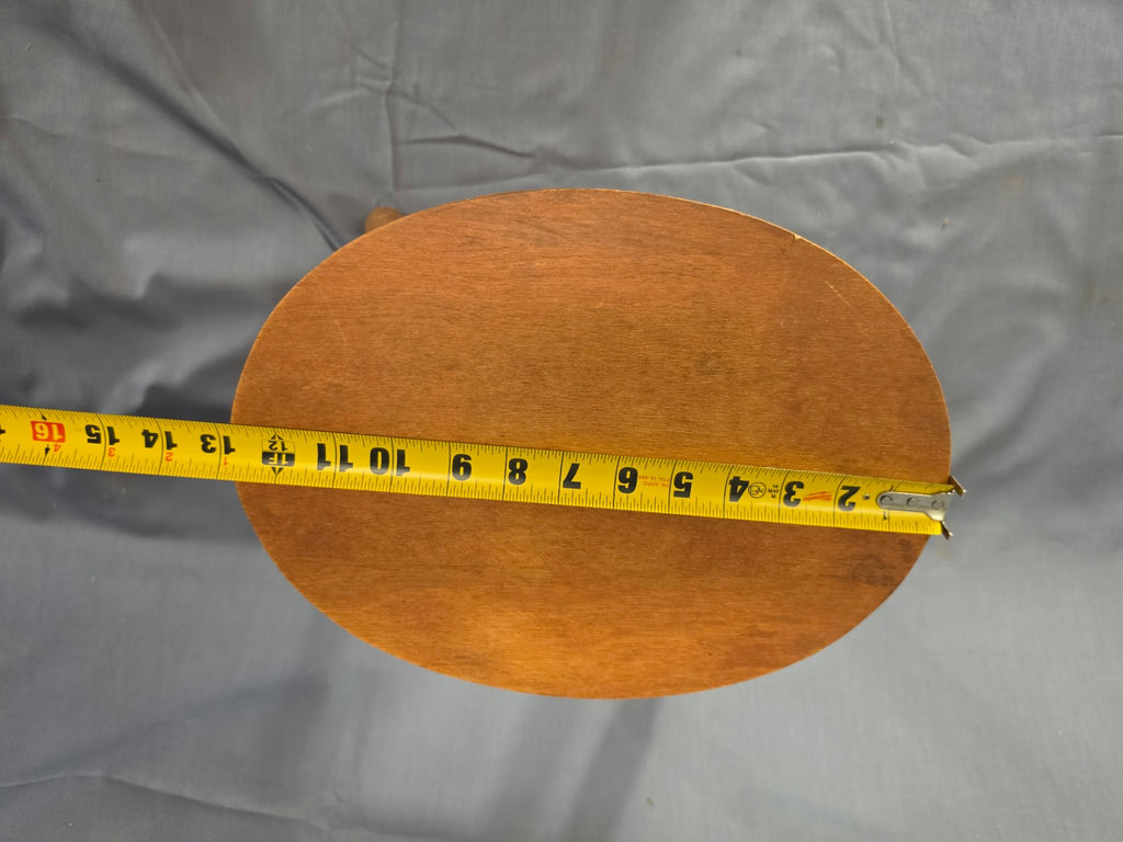 Vintage Primitive 4-Legged Wooden Milking Stool - Rustic Plant Stand - image 4 of 4