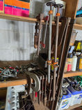 Large Lot of Vintage Clamps - C-Clamps, Bar Clamps, and Pipe Clamps - thumbnail 1 of 4