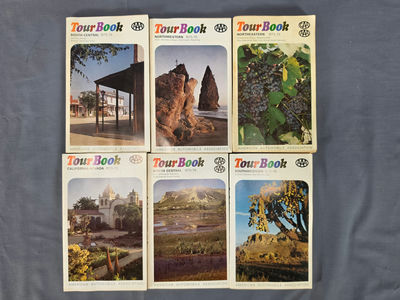 Vintage AAA CAA TourBook Lot 1973-1976 North America Travel Guides (6 Books) - Image 1 of 2