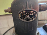 Vintage Beaver 3400 Wood Lathe by The Callander Foundry – Complete with Motor & Workbench - thumbnail 5 of 7